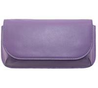 Mala Leather Custodia per Occhiali Strutturata 5224_14, Viola, Taglia unica, moderno