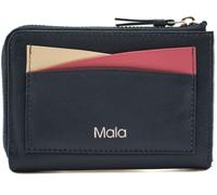 Mala Leather Kora Collection Portamonete / Porta Carte con Portachiavi RFID 3699_45, Marina Militare, Taglia unica, moderno