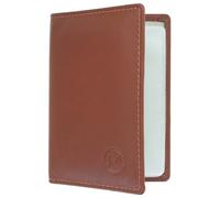 Mala Leather Origin Collection Porta Carte di Credito in Pelle - Protezione RFID 610_5, Marrone chiaro, Taglia unica, Moderno