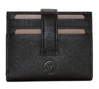 Mala Leather Origin Collection Porta carte RFID in pelle 1054_5, Nero , Taglia unica, Moderno