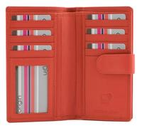 Mala Leather Origin Collection Portafoglio in pelle con protezione RFID 3696_5, Arancione, Taglia unica, Moderno