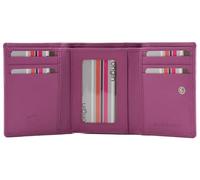 Mala Leather Origin Collection Portamonete in pelle RFID 3697_5, rosa, Taglia unica, Moderno