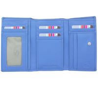 Mala Leather Origin Collection Portamonete in pelle RFID 3698_5, Mirtillo, Taglia unica, Moderno