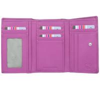 Mala Leather Origin Collection Portamonete in pelle RFID 3698_5, rosa, Taglia unica, Moderno