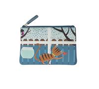 Mala Leather Portamonete in Pelle Applicata e Stampata 4115_11 Gatto nella Finestra