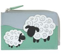 Mala Leather Portamonete/Portacarte in pelle Collezione Valais RFID 4305_21 Grigio