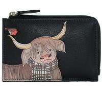 Mala Leather Portamonete/portacarte in pelle della collezione Mala Callum The Coo RFID 4307_23 Nero