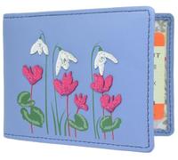 Mala Leather Snowdrop Collection 626TC_37 - Porta carte d'identità da viaggio, Blu, M, Moderno