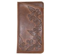 Mala Leather Wildbloom Collection 5223_58 - Custodia per occhiali, Marrone, Taglia unica, moderno
