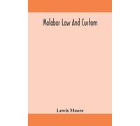 Malabar Law And Custom (Tascabile)