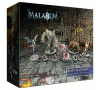 Espansione Maladum Beasts of Enveron - Mostro errante/supplemento fauna selvatica per giochi più grandi Battle Systems Dungeon Crawler Modular Terrain