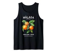 Málaga Costa del sol Arance Arte Spagnola Andalusia Spagna Canotta