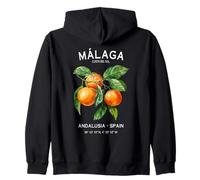 Málaga Costa del sol Arance Arte Spagnola Andalusia Spagna Felpa con Cappuccio