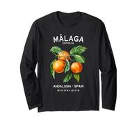 Málaga Costa del sol Arance Arte Spagnola Andalusia Spagna Maglia a Manica