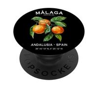 Málaga Costa del Sol Arance Arte Spagnola Andalusia Spagna PopSockets PopGrip Adesivo