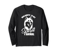 Malamute è Il Mio Animale Spirituale Maglia a Manica