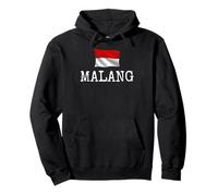 Malang City Indonesia Vacanze Paese Viaggi Donne Uomini Felpa con Cappuccio