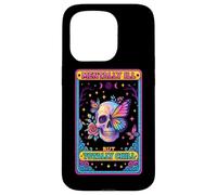 Malata di mente ma totalmente rilassata Skull Butterfly Custodia per iPhone 15 Pro