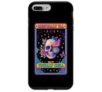 Malata di mente ma totalmente rilassata Skull Butterfly Custodia per iPhone 7 Plus/8 Plus