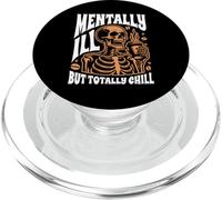 malato di mente ma totalmente freddo Design per un fan del caffè PopSockets PopGrip per MagSafe
