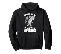 Malattia cronica I Run Out Energy Management Spoon Theory Felpa con Cappuccio