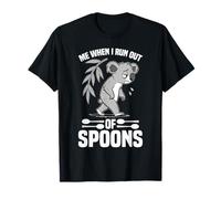 Malattia cronica I Run Out Energy Management Spoon Theory Maglietta