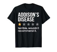 Malattia di Addisons Valutazione a una stella Consapevolezza della malattia di Addison Maglietta