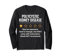 Malattia renale policistica 1 Star Rating Kidney Warrior Maglia a Manica
