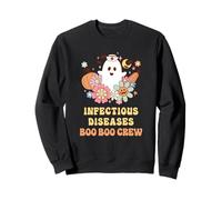 Malattie infettive Boo Boo Crew Infermiera Halloween Felpa