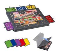 Malau - Vassoio puzzle da 1000 pezzi con custodia e supporto - Tappetino puzzle in feltro con 5 cassetti portaoggetti - tavola puzzle pieghevole e portatile - 77 x 53 cm
