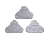MALAYAS 3 Pezzi Sostituzione Dei Cuscinetti per Scopa a Vapore in Microfibra di Ricambio,Panno Microfibra Triangolare Scopa a Vapore,Lavapavimenti Steam Mop