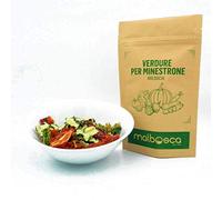 Malbosca Minestrone di Verdure Biologiche Disidratate 80 g | Senza sale, senza conservanti e senza dado, verdure essiccate a freddo: si prepara con sola acqua, 3-4 porzioni