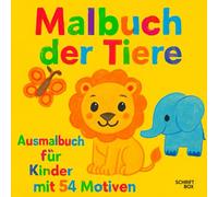 Malbuch der Tiere: Ausmalbuch für Kinder zwischen 4 und 8 Jahren mit 54 Motiven