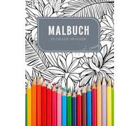 Malbuch: Florale Muster