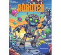 Malbuch für Buben - Roboter