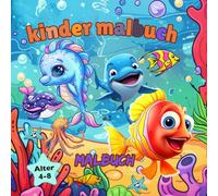 Malbuch für Kinder 4-8 Einfache Aquarelle mit Designs: Einfaches Malvergnügen: Magisch mit Wasser malen - Perfekt als Geschenk
