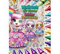 Malbuch für Kinder: Schöne Prinzessin