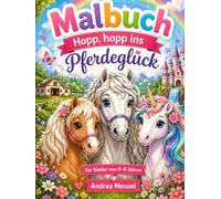 Malbuch Hopp, hopp ins Pferdeglück