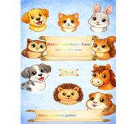 Malbuch mit Herz - Tiere: für Kinder von 3 Jahren Teil 2