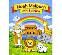 Malbuch mit Spielen: Für Kinder ab 3 Jahren