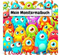Malbuch Monster: Gruselig-süßer Malspaß für alle Monsterfans
