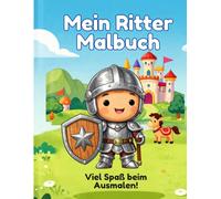 Malbuch: Ritter und Drachen
