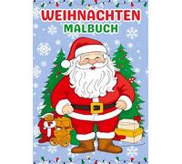 Malbuch Weihnachten: Ausmalbilder Weihnachten | Weihnachtsgeschenk | Großes Weihnachten Ausmalbuch für ganze Familie | 40 Motive zum Ausmalen | Einseitig bedruckt