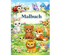 Malbuch: Wilde Tiere
