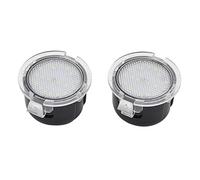 Malcayang 2PCS LED Side Under-Mirror Pozzanghera gruppo lampada di ricambio per Ford Edge Explorer Mondeo Taurus, per Toyota Tundra Sequoia, auto Specchio Pozzanghera luce di benvenuto