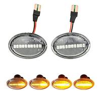 Malcayang Dinamici indicatori di direzione luci laterali Compatibile con F'iat 500 Abarth 500 KA Lybra Ypsilon GranCabrio Granturismo Quattroporte Alfa 4C