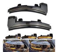 Malcayang Indicatori di direzione dinamici a LED nello specchietto retrovisore per LR4 2014-2016, Discovery 2017-2018, R-R Sport 2014-2018, Evoque 2012-2013