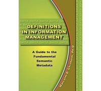 Malcolm D Chisholm Definitions in Information Management (Copertina rigida)