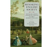Malcolm J Gaskill Remaking English Society (Copertina rigida)