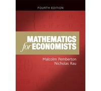 Malcolm Pemberton Nicholas Rau Mathematics for Economists (Tascabile)